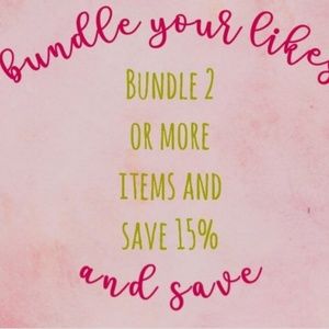 Bundle 2 or more items  & Save 20%